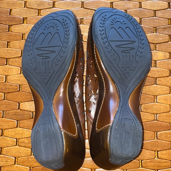 Merona Open Toe Mules Shoes Adjustable Strap Size 10 women’s - Picture 6 of 6